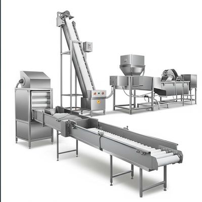 Semi-Automatic French Fries Production Line for Customization and Final Products